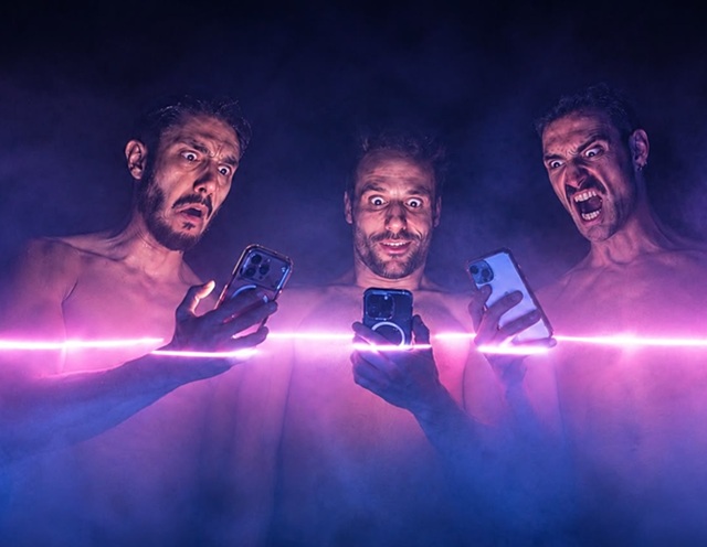 Luciano Cortés, Alfonso Barón and Luciano Rosso star in “RESET