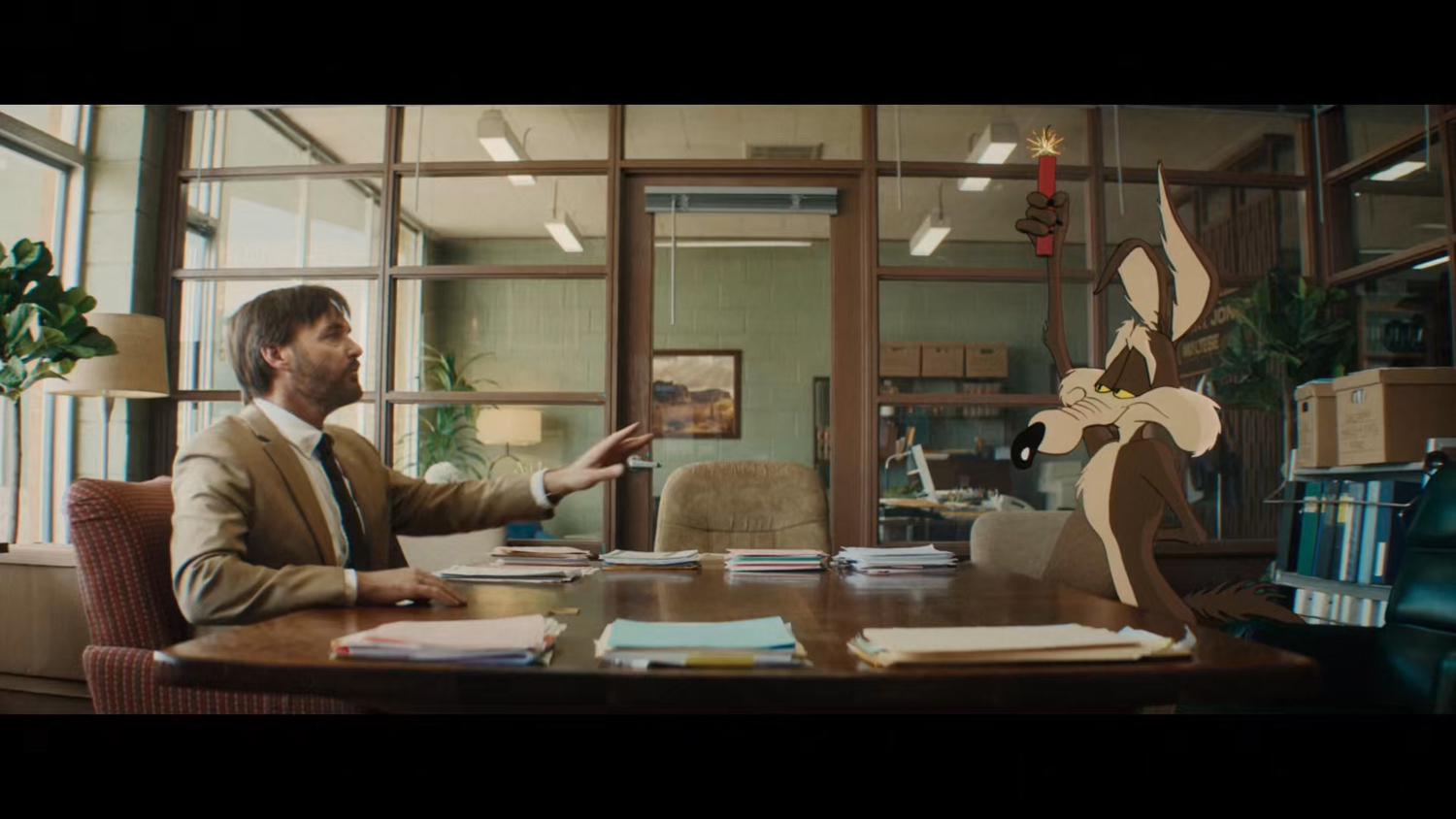 Will Forte as Kevin Avery and Wile E. Coyote in a scene from 