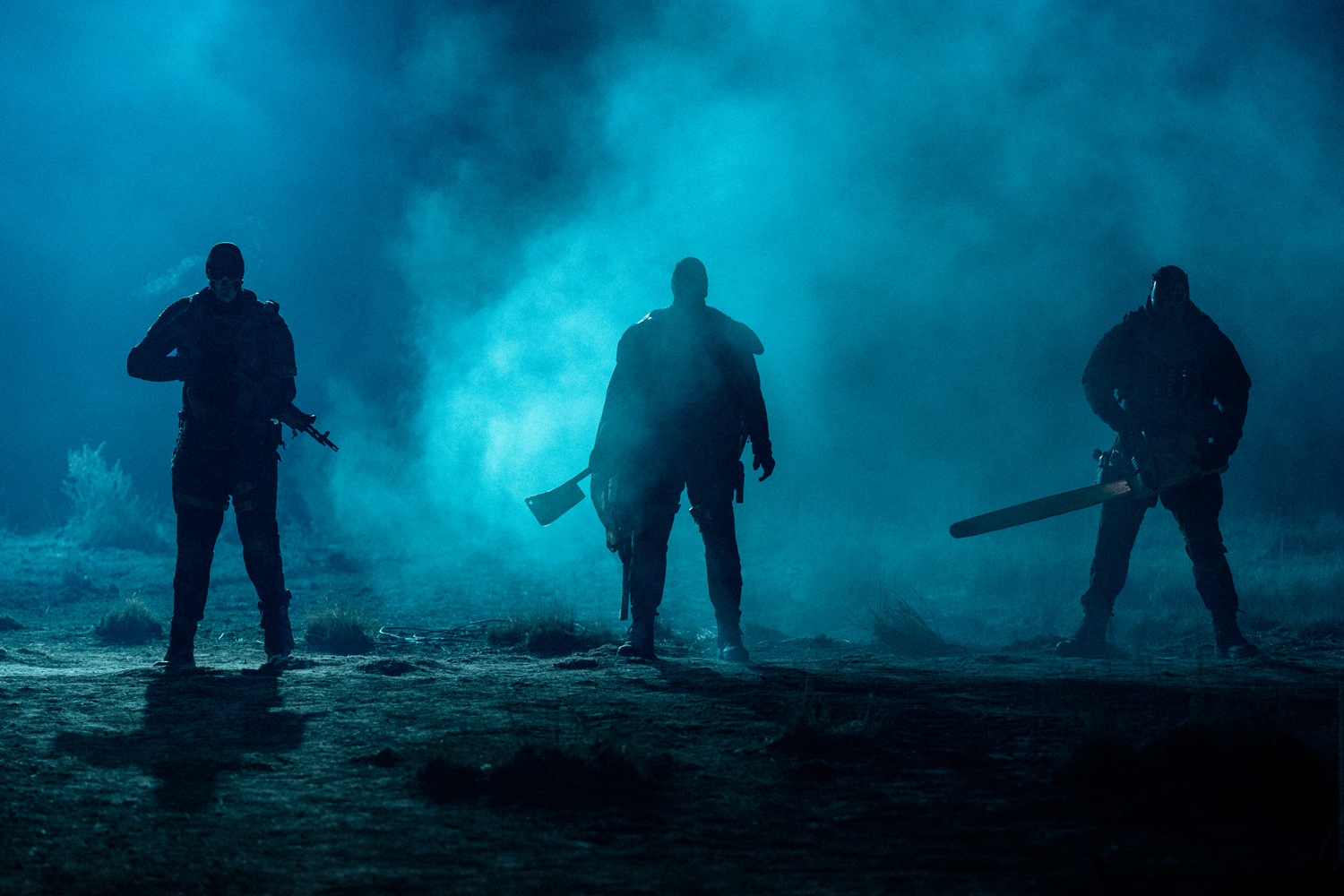 Keil Zepernick as Crybaby, Alex Pereira as The Butcher and Steven Kekoa Shelby as Cockroach in a scene from 