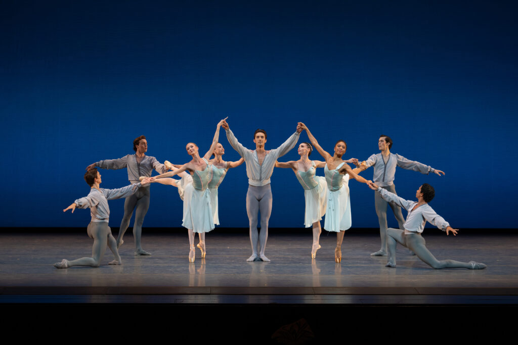 Stanislav Olshanskyi and the corps in George Balanchine's 