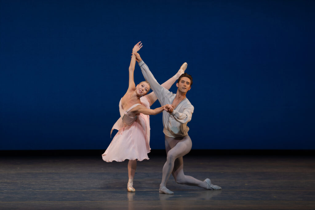 Dawn Atkins and Stanislav Olshanskyi in Miami City Ballet's George Balanchine's 
