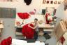 Birdseye view of Bianca Pratorius' studio