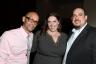 Teo Castellanos with Kerry Shiller and Adrienne Arsht Center for the Performing Arts Executive Vice-President Scott Shiller