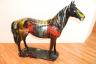 Simon Ma’s fiberglass sculpture titled "Horse Dipped Art"