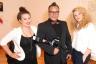 Jacqueline Romano with photographer John Parra and MaDesign Assistant to CEO and Marketing Manager Angelica Tagliaferri