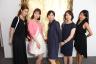 East meets GOLD: Japanese Sister City delegation members Erina Koide, Kana Kondo, Hiromi Mizuta, Kotomi Oaku and Nami Kawamata