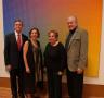 Kenneth G Furton, PhD; Jordana Pomeroy; Donna Shalala, President of U of Miami; Sanford Wurmfeld, featured artist on 2nd floor