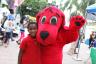 Giovanni Mora with Clifford the Big Red Dog