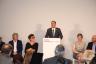 Miami Beach Mayor Philip Levine addresses members of the media . . .
