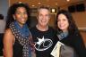 Karen Warda with artist Ali Miranda and Brittany Silver