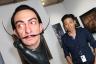 Artist Kazuhiro Tsuji and his Salvador Dali sculpture