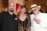 Artist Dimitri with Christine Shambora Esco and Ric Globus