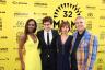 Knight Competition Jury members Amma Asante, Phil Lord and Mercedes Gamero, with MIFF Executive Director Jaie Laplante