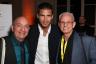Sergio De Lara and Guillermo Malpica also pose with actor Maxi Iglesias