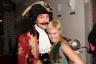 Robin Haynes as Captain Hook and Shanon Mari Mills as Peter Pan.