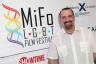 Damian Pardo at MiFo LGBT Film Festival Opening Night.