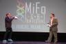 MiFo LGBT Film Festival Board Chair Mark Gilbert and Executive Director Victor Gimenez.