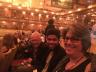 Ray Breslin, Tony Pierre, Leora Baumgarten, waiting for the show to start at the Auditorium Theater.