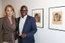 Julie Lamb with Kinsey Institute Director of Development Herb Caldwell.