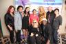 Diane Schuur poses with fans . . .