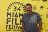Dino Mosquera at MFF screenings at Regal South Beach.