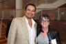 MM Music Agency President Maurice Montoya with Nellie Barrios.