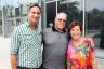 Larry Chidsey with parents Walt and Becky Chidsey.