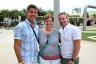 Joseph Mooradian with Mary Mullaney and her brother Patrick Mullaney.