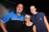 Miami Beach Police Officer Juan Sanchez with Charlotte Libov and Charlotte Schou.