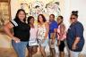 Angela Franjul next to Natasha Riggs-Taylor who is celebrating her birthday, with Julissa Martinez, Patrice Godwin,  Phylica Underwood and Temetria Perry