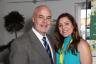 MDC Director of Communications Juan Mendieta with Natalia Crujeiras.