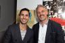 GEMS 2017 Social Media Coordinator Carlos Villar with Miami Film Festival Executive Director Jaie Laplante.