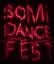 soMI Dance Fest gobo graphic on curtain
