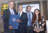 Miami Beach Mayor Dan Gelber, Stanley Cinnamon, Michael Gongora and Micky Steinberg