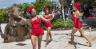 Ocean Talent Miami dancers at Aventura Mall 
