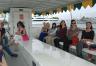 On the watertaxi to Art Fort Lauderdale.