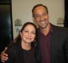 Gloria Estefan and actor Philip Hernandez.