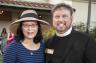 Satoko Umeda and Ancient Spanish Monastery Chairman/Curator Dr. Greg Mansfield