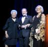 Joyce Abbott, Michael McKeever (Recipient of the George Abbott Award), Christine Dolen