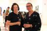 Chipi Morales and Eugenia Incer, assistant director, collections and exhibition services, Lowe Art Museum