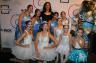 The dancers with Astronaut Nicole Stott