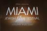 Miami Jewish Fim Festial sign