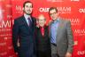 Igor Shteyrenberg, Executive Director of the Miami Jewish Film Festival, Saul Dreier (Founder holocaust Survivors band), and movie director, Tod Lending