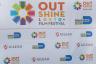 Signage with sponsors to include Miami Dade County, Outshine LGBTQ Film Festival and Gilead Sciences, Inc.