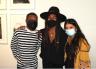 Zen,  Nkosi Gomez, and Maria Rincom at Edge Zones Gallery Opening