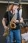 Hot Brass saxophonist Debbie Pierce.