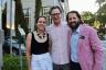 Adriana Cisneros, Nicolas Griffin, Miami New Drama Co-Founder and Artistic Director Michel Haussmann