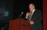 David Arisco of Actors' Playhouse introducing George Abbott Award winners Barbara and Lawrence E. Stein