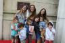 Maria Baigorrotegu, Magali Almeyra,  Veronica Alenksinkom and children.