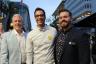 Glen Jack, Nick Torres, Nicholas Richberg, managing director, Miami New Drama